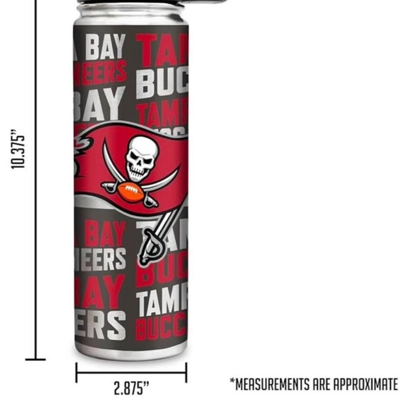 Tampa Bay Buccaneers Stainless Steel Tumbler - Red and Black - Picture 5 of 9
